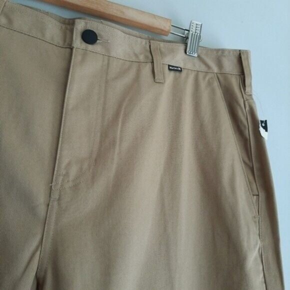 HURLEY NWOT Icon Classic Chino Pants Light Beige Men's Sz 36 - Picture 5 of 11